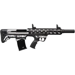 Gforce GFY-1 Semi-Auto 12 GAUGE Shotgun - 18.5" - B&W Flag
