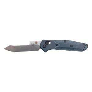 Benchmade Mini Osborne Folding Knife - 2.92" - Reverse Tanto - Denim Micarta