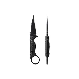 Toor Knives Jank Shank W Fixed Blade Knife - 3" - Socom Black