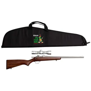 Crickett My First Rifle Package .22 LR Bolt Action Rifle - 16.1" - Wood Stock