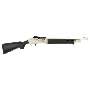 SDS Imports T300M A1 Kit Semi-Auto 12 Gauge Shotgun - 18.5" - Silver