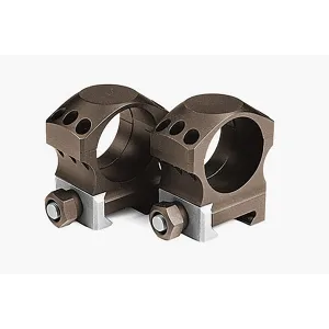 Nightforce XTRM Ultralite 34mm 1.0" Medium Rings - 6 Screw - Dark Earth - Scope Mount