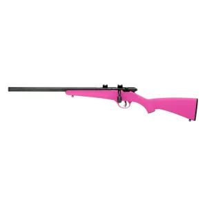 Savage Arms Rascal FLV-SR .22 LR Bolt Action Rifle - 16.12" - Pink - Left Hand