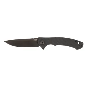Zero Tolerance 0450CF Small Sinkevich Folding Knife - Drop Point - 3.25" Plain Edge - Carbon Fiber