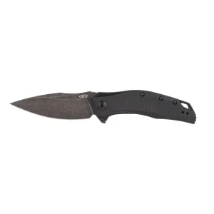 Zero Tolerance 0357 Original Speedsafe Folding Knife - 3.25" Drop Point Blade Plain Edge - Black Wash