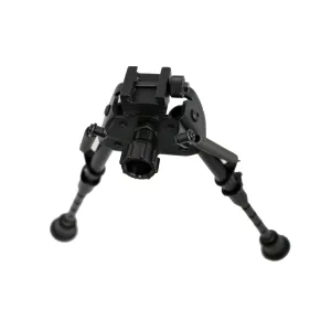 Harris S-BRMP 6-9" Picatinny Notch Swivel Bipod - Black
