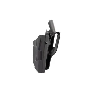 Safariland 7390 7TS ALS Mid-Ride Level I Duty Holster for GLOCK 19 - Plain Black SafariSeven - Right Hand - Open Box