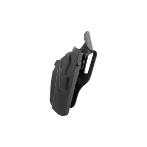 Safariland 7390 7TS ALS Mid-Ride Level I Duty Holster for GLOCK 17 - Plain Black SafariSeven - Right Hand - Open Box