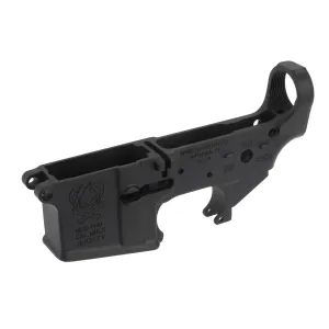Spikes Tactical AR-15 Lower Receiver - Pipe Hitters Union Logo - Stripped Lower