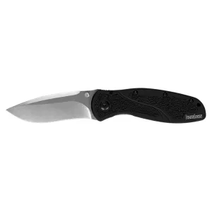 Kershaw Blur Folding Knife - 3.4" - Recurve - Stonewashed S30V
