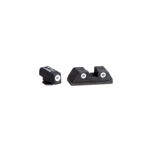 Ameriglo 3 DOT Tritium Handgun Night Sights for Glock 42/43 - Green / White