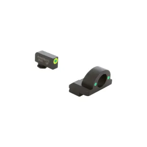 Ameriglo Ghost Ring Sights Fits GLOCK 43X/48 - Iron Sights - LumiGreen/Green