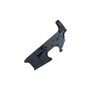 Bad Attitude Department Low-Key Text AR-15 Lower Receiver - Stripped Lower