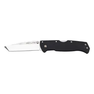 Cold Steel Air Folding Knife - 3.5" - Tanto Point - Black G10