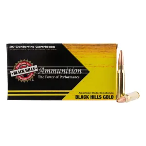 Black Hills Gold 168 gr Barnes TSX .308 Winchester Ammunition - 20 Rounds