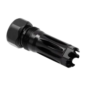 Faxon Firearms Muzzlok Stainless Steel Plan B Flash Hider - 5/8x24 - .375" Bore