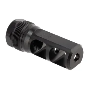 Faxon Firearms Muzzlok Stainless Steel Plan B Muzzle Brake 1/2X28 - .250" Bore