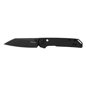 Kershaw Mini Iridium Folding Knife - 3" Reverse Tanto - Black