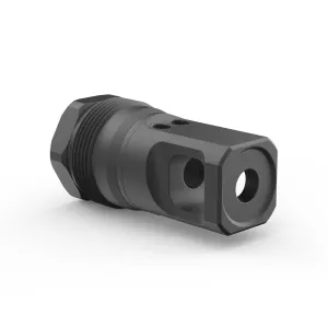 Breek Arms Plan B Echo Single-Port Muzzle Brake 1/2x28 9mm - Muzzle Device