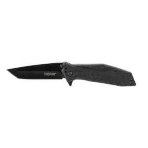 Kershaw Knives Brawler 3" Tanto Blade - Plain Edge - Black