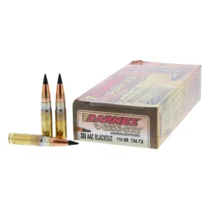Barnes VOR-TX 300 Blackout 110gr TAC-TX FB - Box of 20