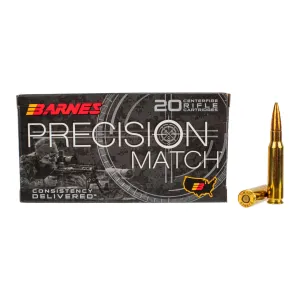 Barnes PRECISION MATCH 308 Win 175gr Match Burner OTM BT - Box of 20