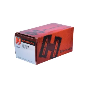 Hornady Custom 223 Rem 55gr SP - Rifle Ammo - 50rd