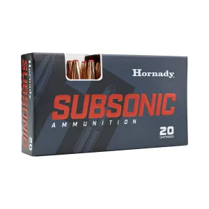 Hornady Subsonic 350 Legend 250gr HP Match AG - Match Ammo - 20rd