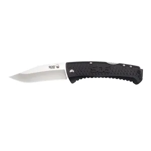 SOG Traction Folding Knife - 3.5" - Clip Point - Satin