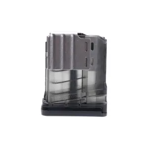 Lancer Systems L7AWM Gen 2 AR-10 Magazine - 5 Round - Translucent Smoke