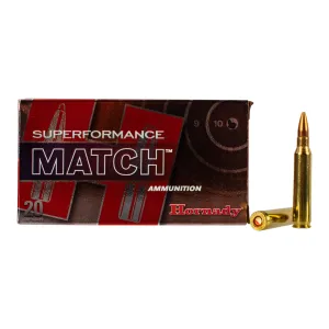 Hornady Superformance Match 5.56 NATO 75gr BTHP - Box of 20