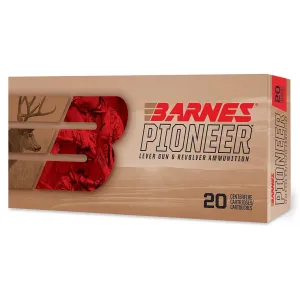 Barnes Pioneer .357 Magnum 180gr Ammo - Box of 20