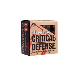 Hornady Critical Defense 380 Auto 90gr FTX - Self-Defense Ammo - 25rd