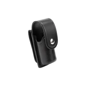 Aker Leather MK III Snap On Mace Case - Black Plain