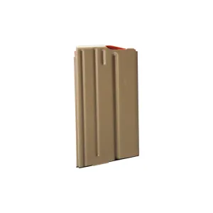 DURAMAG .308/6.8x51 Stainless Steel SR25/DPMS AR-10 Magazine - 20 Round - FDE