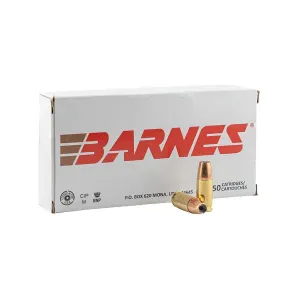 Barnes Defense 9mm Luger 124gr Sierra JHP - Box of 20