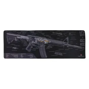TekMat AR-15 3D Cutaway Gun Cleaning Mat - Black
