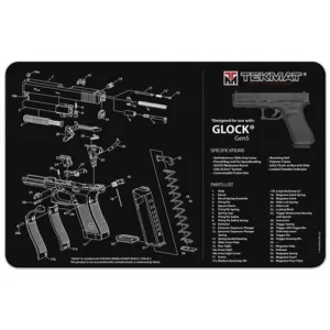 TekMat Ultra GLOCK Gen 5 Handgun 20" x 15" - Cleaning Mat