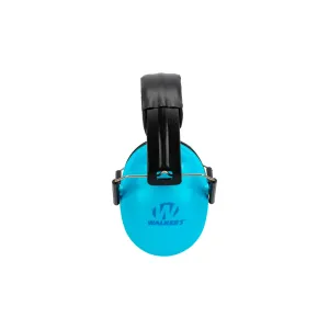 Walker's Folding Kid Earmuff - Blue