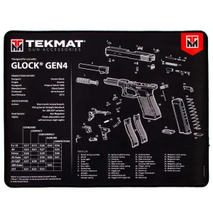 TekMat Ultra GLOCK Gen 4 Handgun 20" x 15" - Cleaning Mat