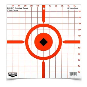Birchwood Casey Rigid 12" Crosshair Sight-In Target - 10 Sheets