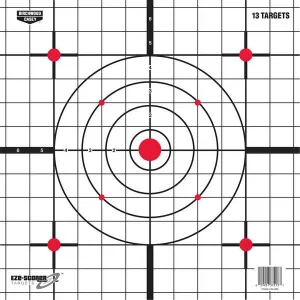 Birchwood Casey Eze-Scorer 12" Sight-In - Shooting Target - 13 Sheets