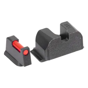 Tag Precision CZ P10 Fiber Optic Height Sights - Back Up / Iron Sights
