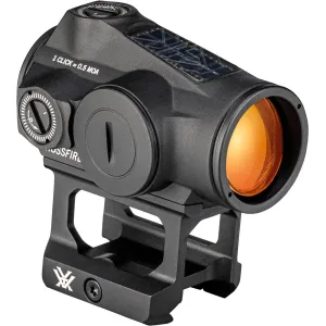 Vortex Crossfire II Solar Red Dot Sight with 1/3 Co-Witness Mount - 2 MOA