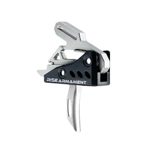 Rise Armament AR-15 Advanced Performance Trigger - Blackout - Silver