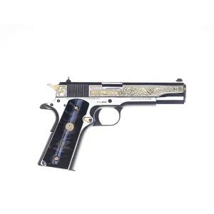 Colt Classic .38 Super 1911 Pistol - 5" - Silver - 1x 8rd Mag