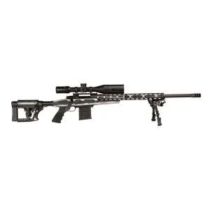 Howa M1500 APC American Flag 25 CREEDMOOR Bolt Action Rifle - 24" 10 + 1  - Gray Flag Cerakote