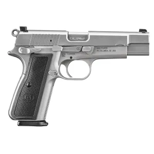 FN America High Power 9mm Pistol - 4.7" - Silver - 2x 17rd Mags