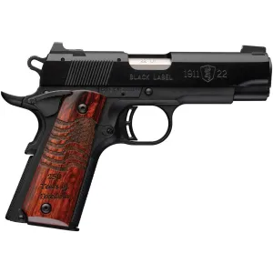 Browning 22 Medallion Comp .22 LR Rimfire 1911 Pistol - 3.625" - 1x 10rd Mag