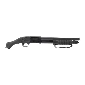 Mossberg 590 Shockwave Pump Action 12 Gauge with Crimson Trace Laser Saddle - 14"